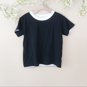 Gap Black and White T-Shirt